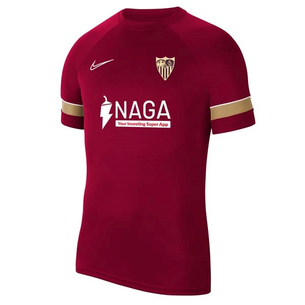 Trainingsshirt Sevilla 2021-2022 Rote Günstige Fußballtrikots